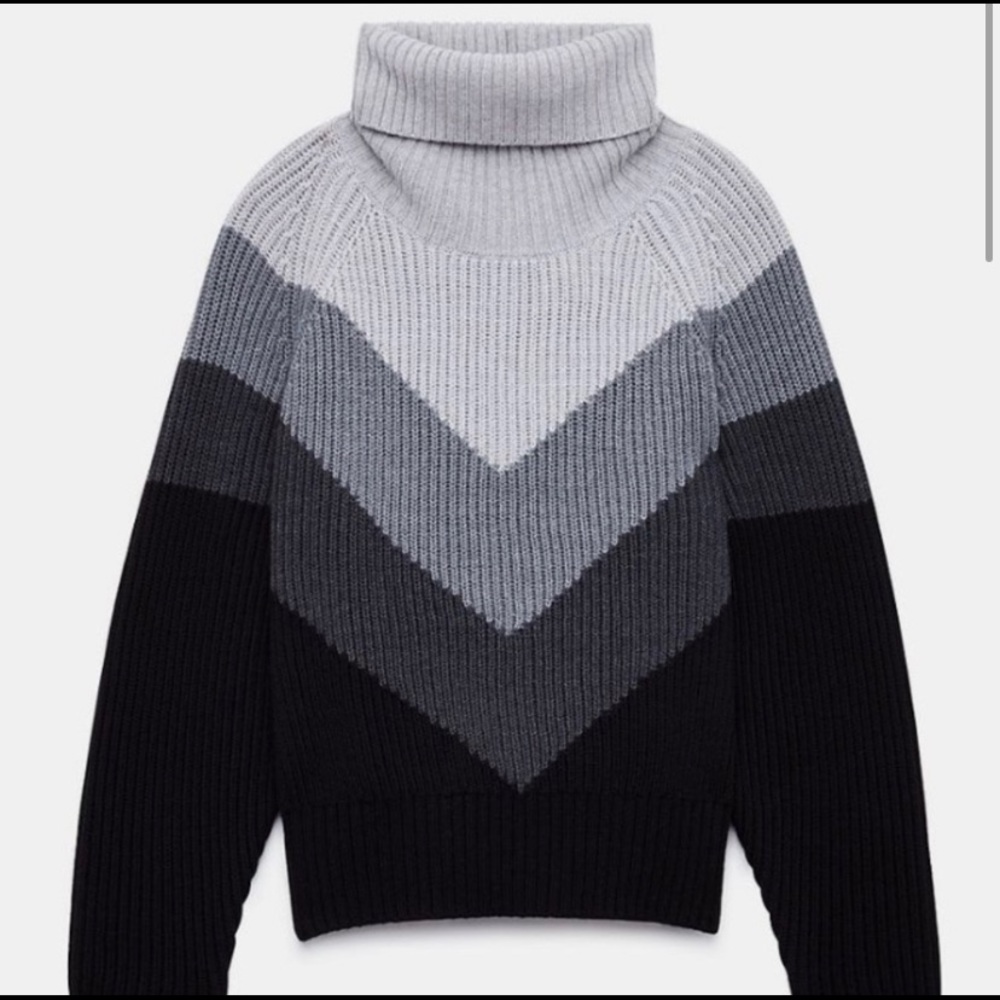 Wilfred free tillbert chevron turtleneck